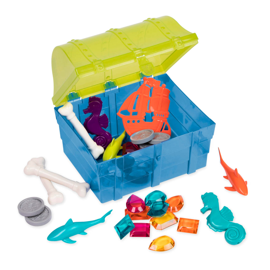 Battat – Diving Game For Kids – Water & Pool Toys – Pirate Treasure Chest – Summer Beach Toys – Pirate Diving Set – 8 Years + (28 Pcs)