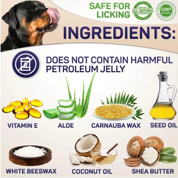 Natural Dog Paw Balm — Moisturizing & Lick-Safe (5oz)