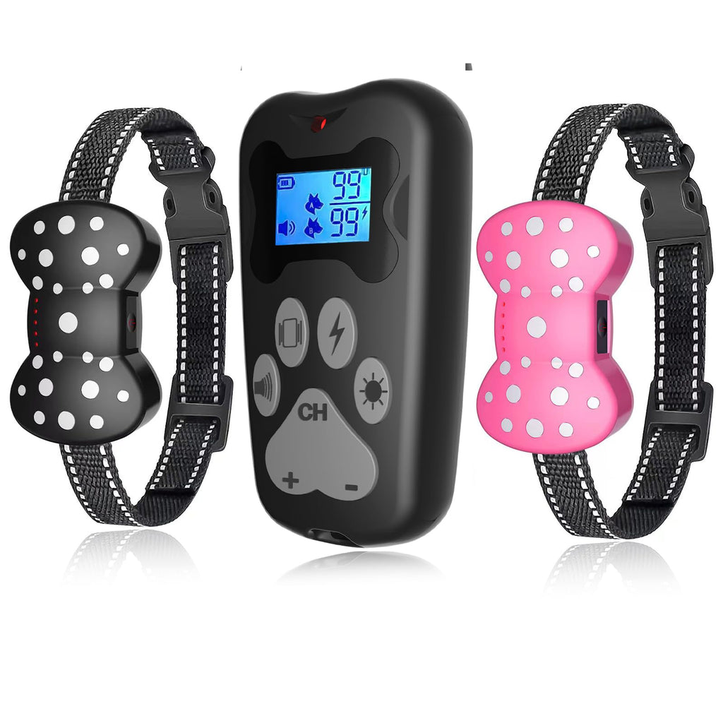 2-Dog Training Collar — Rechargeable, 3000ft Range